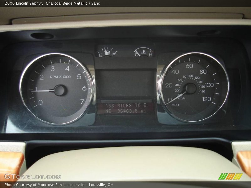 Charcoal Beige Metallic / Sand 2006 Lincoln Zephyr