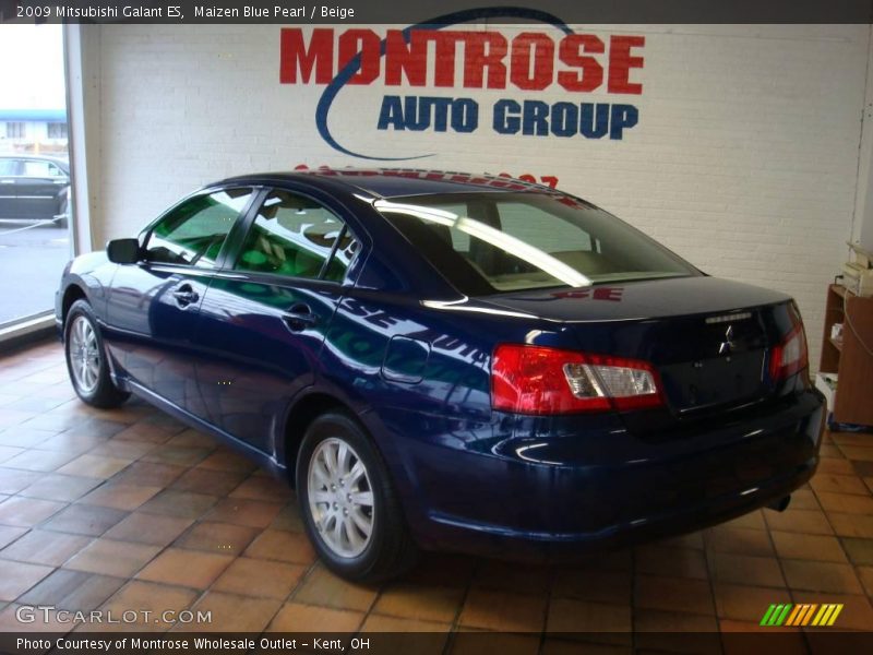 Maizen Blue Pearl / Beige 2009 Mitsubishi Galant ES