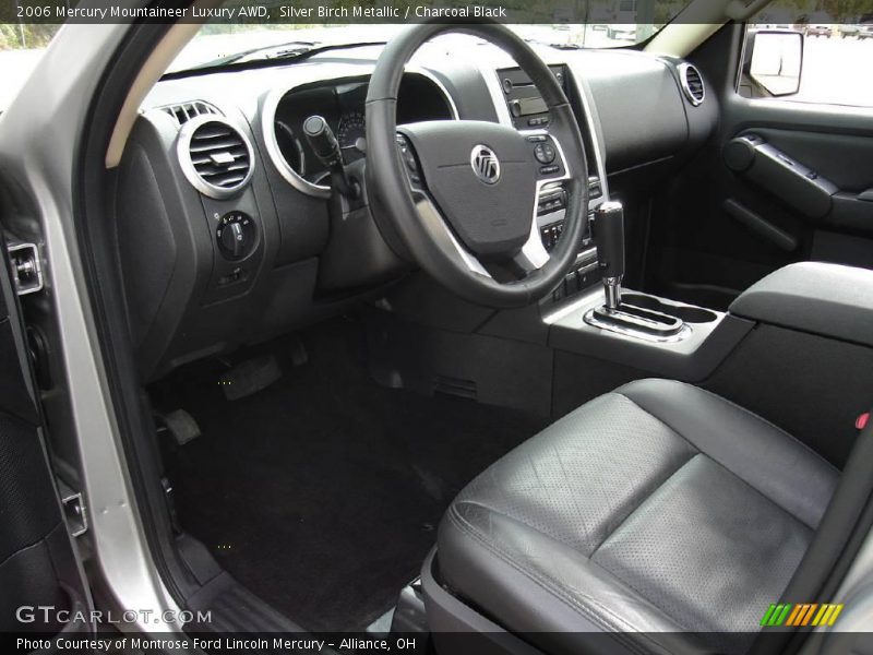 Silver Birch Metallic / Charcoal Black 2006 Mercury Mountaineer Luxury AWD