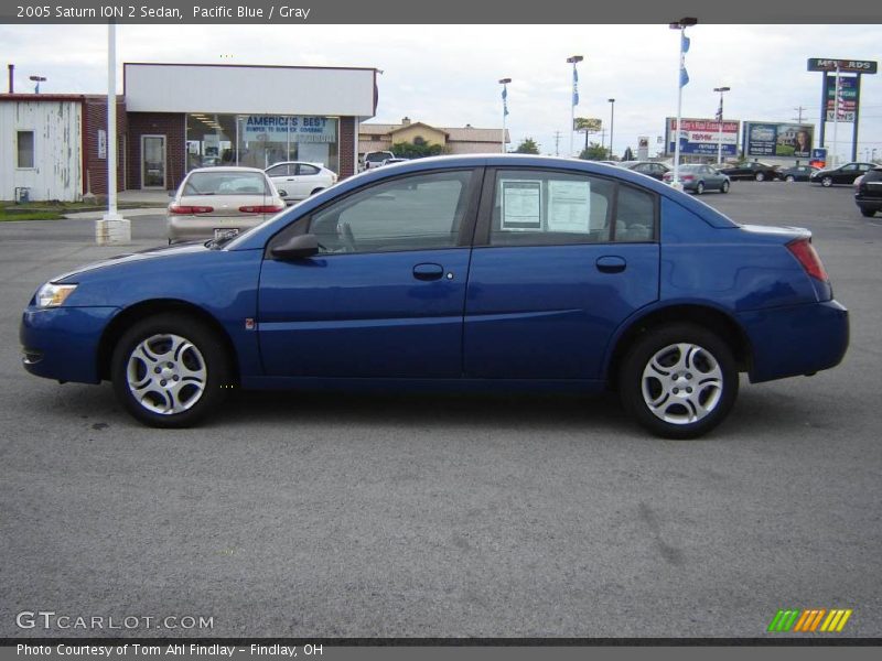 Pacific Blue / Gray 2005 Saturn ION 2 Sedan