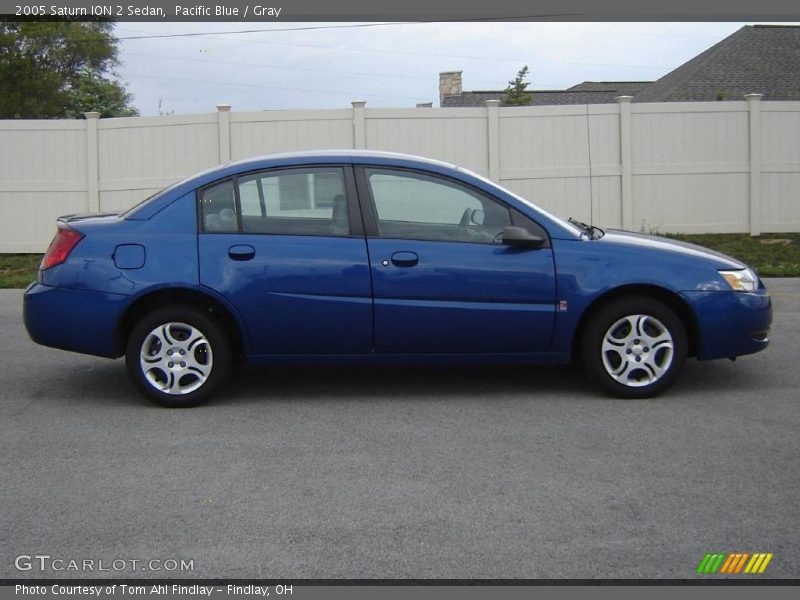 Pacific Blue / Gray 2005 Saturn ION 2 Sedan