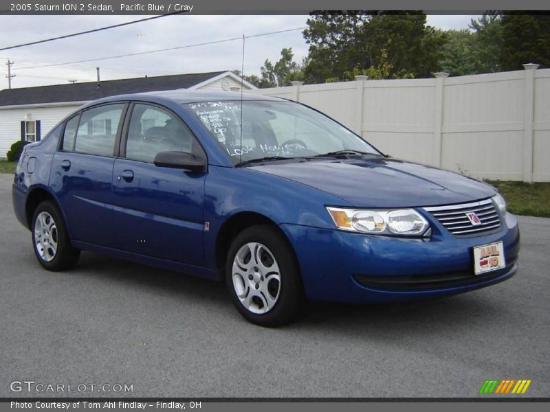 Pacific Blue / Gray 2005 Saturn ION 2 Sedan