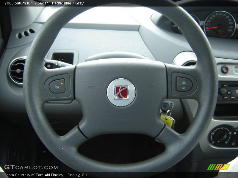 Pacific Blue / Gray 2005 Saturn ION 2 Sedan