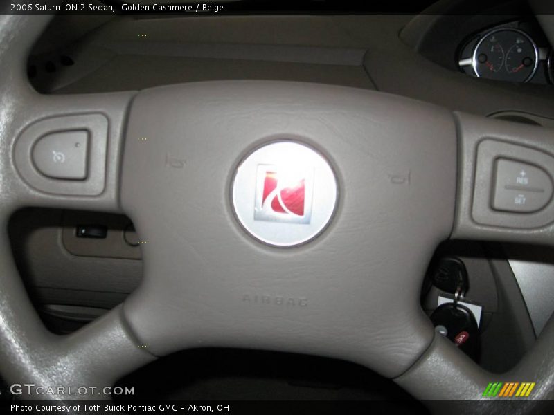 Golden Cashmere / Beige 2006 Saturn ION 2 Sedan