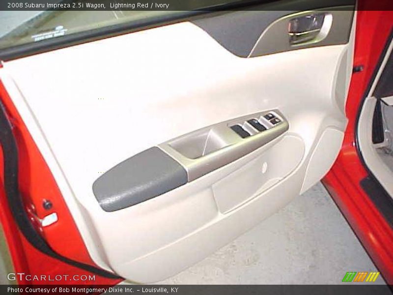 Lightning Red / Ivory 2008 Subaru Impreza 2.5i Wagon