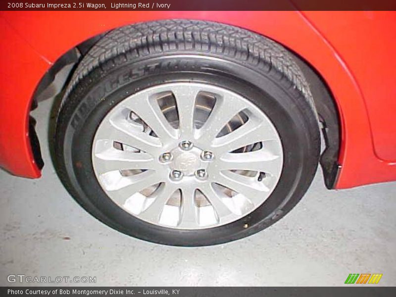Lightning Red / Ivory 2008 Subaru Impreza 2.5i Wagon