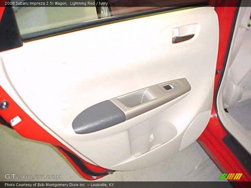 Lightning Red / Ivory 2008 Subaru Impreza 2.5i Wagon