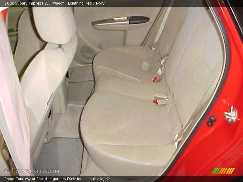 Lightning Red / Ivory 2008 Subaru Impreza 2.5i Wagon