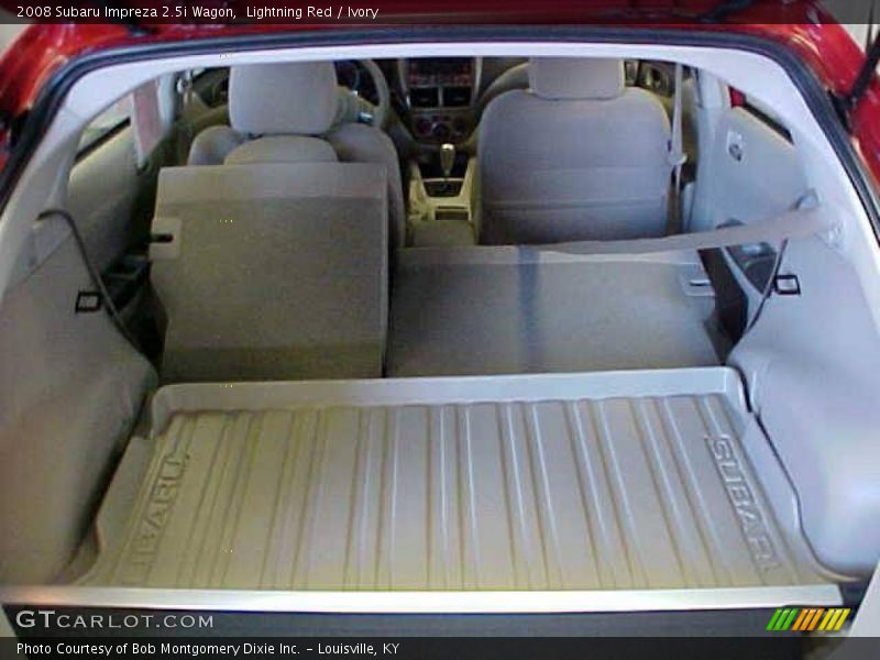 Lightning Red / Ivory 2008 Subaru Impreza 2.5i Wagon