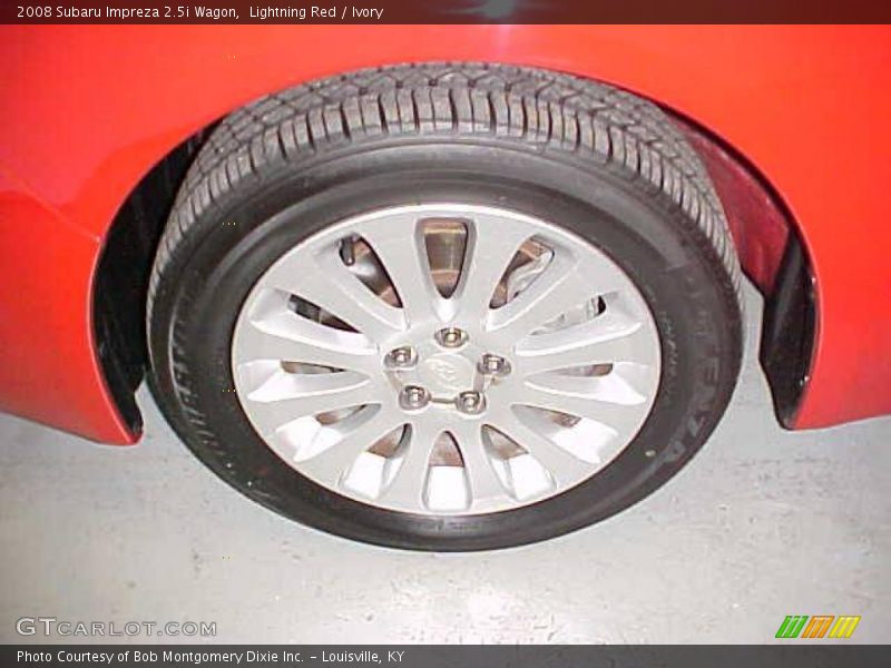 Lightning Red / Ivory 2008 Subaru Impreza 2.5i Wagon
