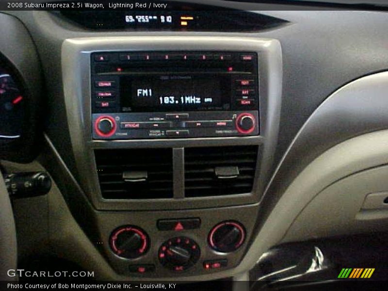Lightning Red / Ivory 2008 Subaru Impreza 2.5i Wagon