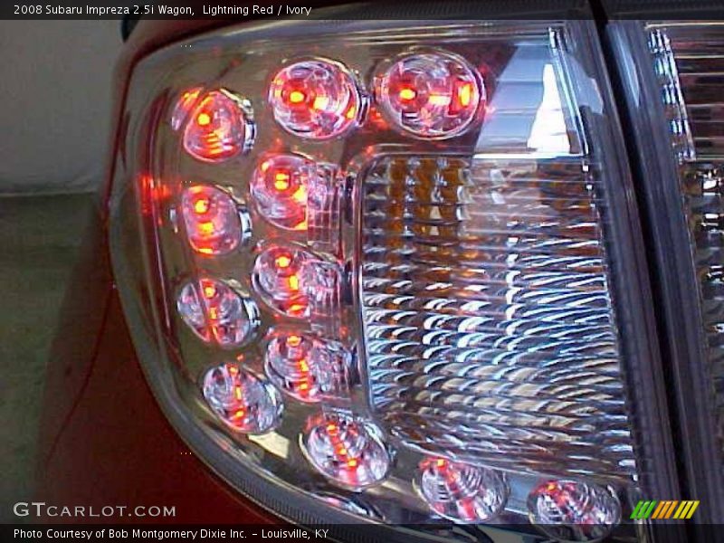 Lightning Red / Ivory 2008 Subaru Impreza 2.5i Wagon