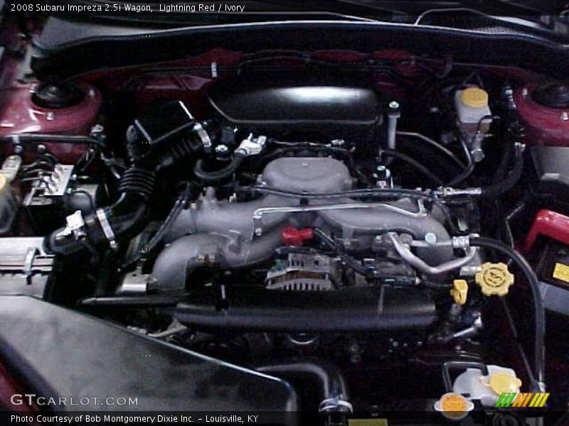 Lightning Red / Ivory 2008 Subaru Impreza 2.5i Wagon
