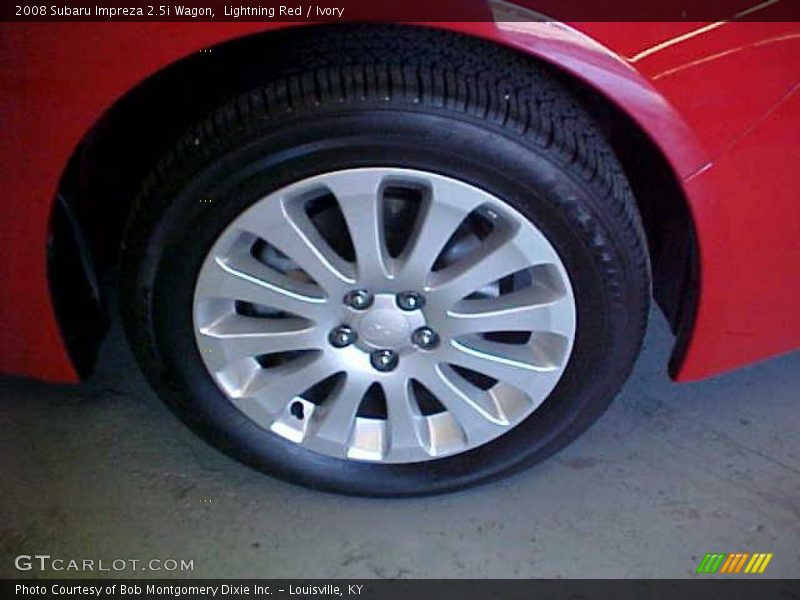 Lightning Red / Ivory 2008 Subaru Impreza 2.5i Wagon