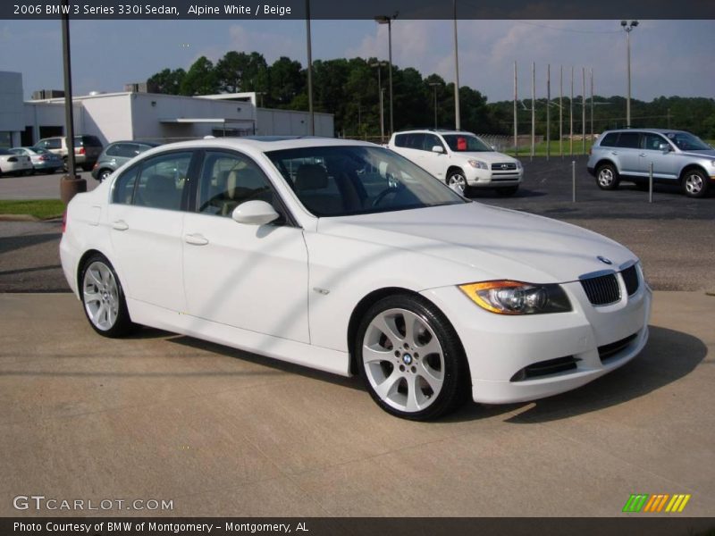 Alpine White / Beige 2006 BMW 3 Series 330i Sedan