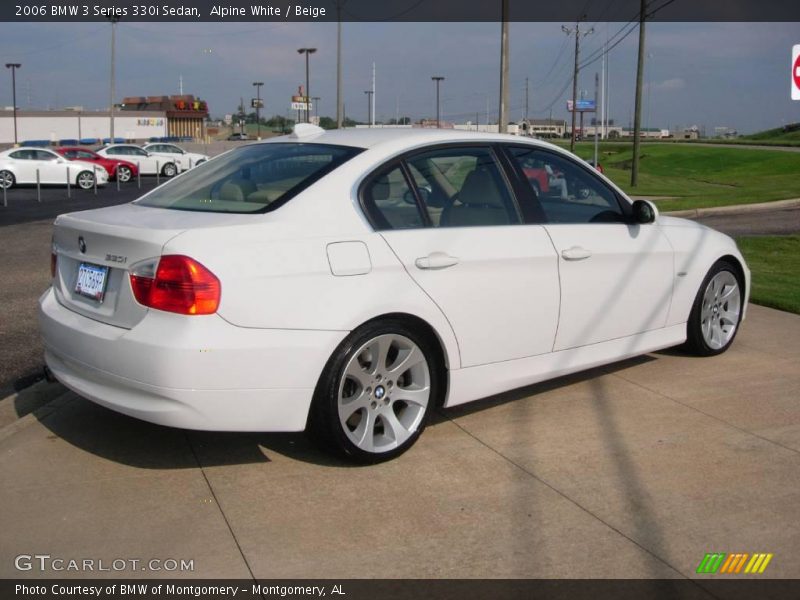 Alpine White / Beige 2006 BMW 3 Series 330i Sedan