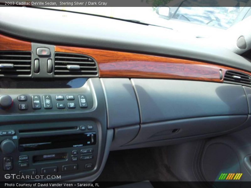 Sterling Silver / Dark Gray 2003 Cadillac DeVille Sedan