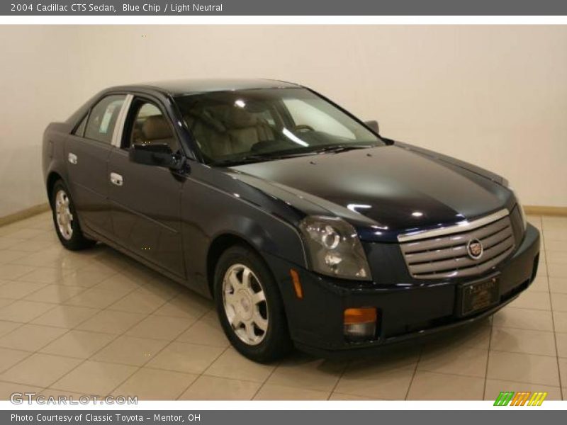 Blue Chip / Light Neutral 2004 Cadillac CTS Sedan