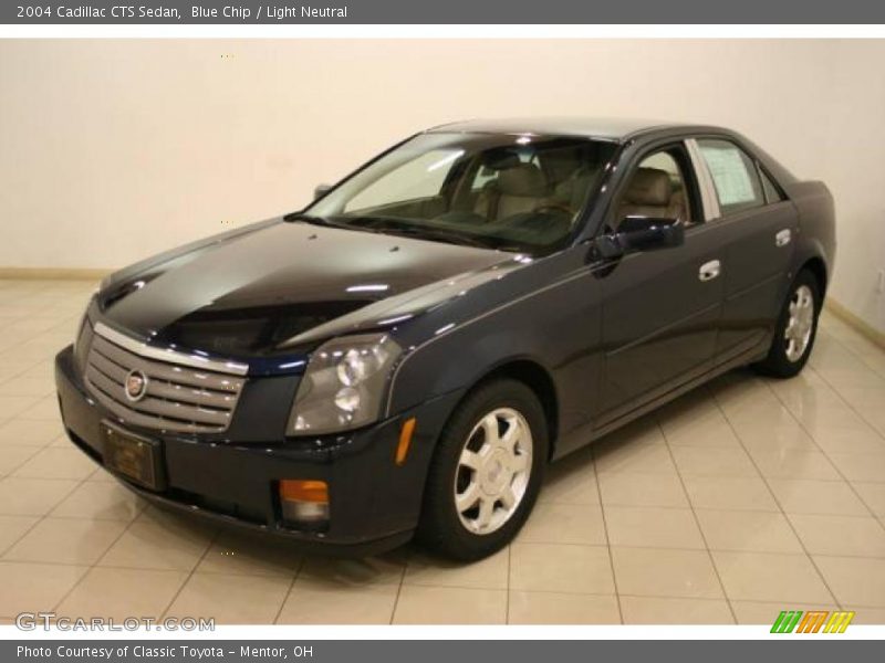 Blue Chip / Light Neutral 2004 Cadillac CTS Sedan