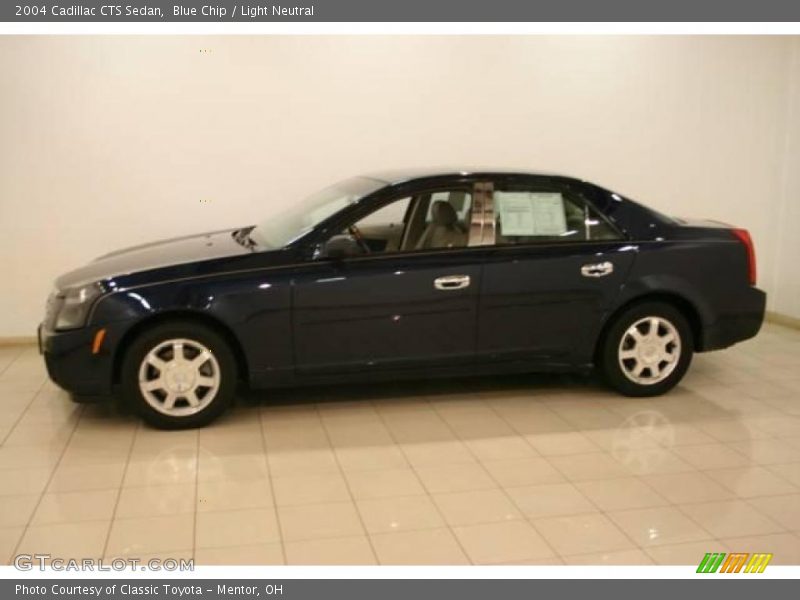 Blue Chip / Light Neutral 2004 Cadillac CTS Sedan
