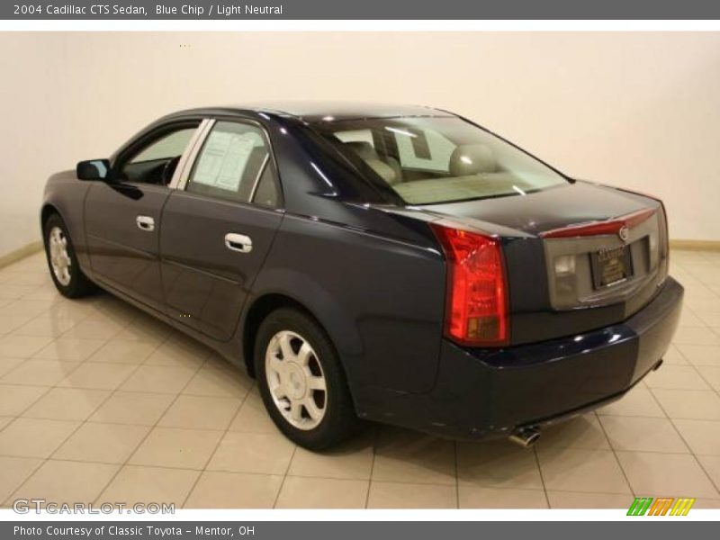 Blue Chip / Light Neutral 2004 Cadillac CTS Sedan