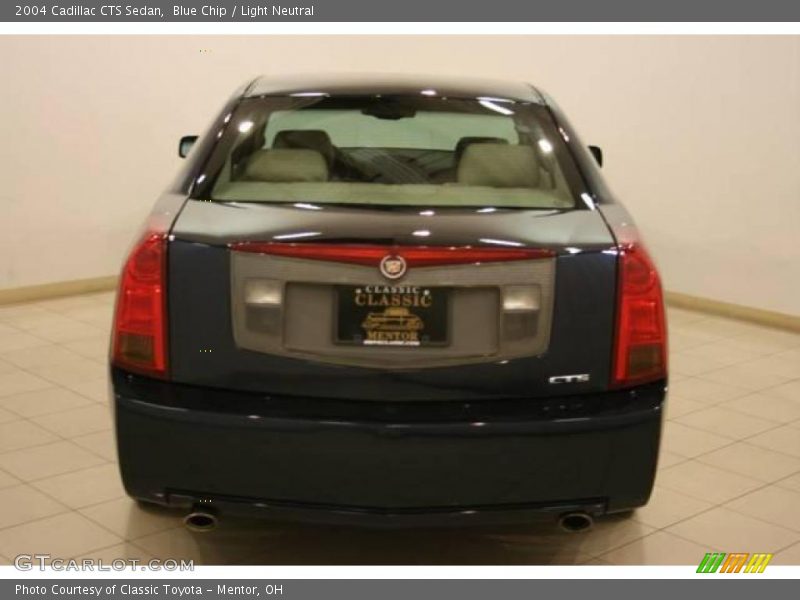 Blue Chip / Light Neutral 2004 Cadillac CTS Sedan