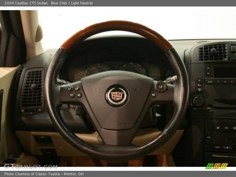 Blue Chip / Light Neutral 2004 Cadillac CTS Sedan