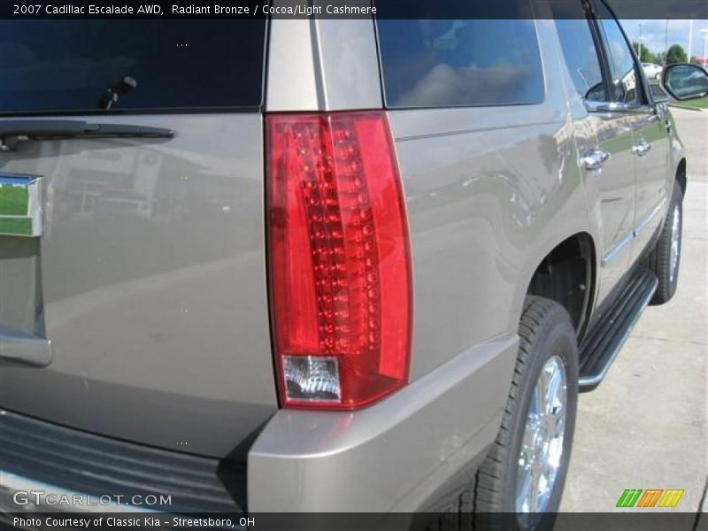 Radiant Bronze / Cocoa/Light Cashmere 2007 Cadillac Escalade AWD