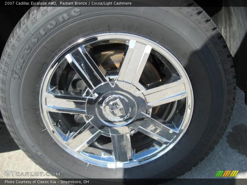 Radiant Bronze / Cocoa/Light Cashmere 2007 Cadillac Escalade AWD