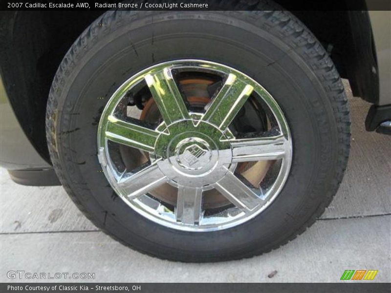 Radiant Bronze / Cocoa/Light Cashmere 2007 Cadillac Escalade AWD