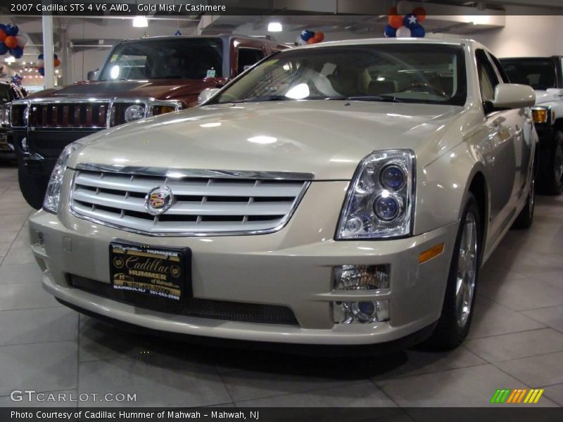 Gold Mist / Cashmere 2007 Cadillac STS 4 V6 AWD