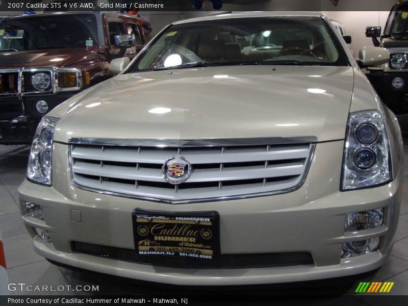 Gold Mist / Cashmere 2007 Cadillac STS 4 V6 AWD