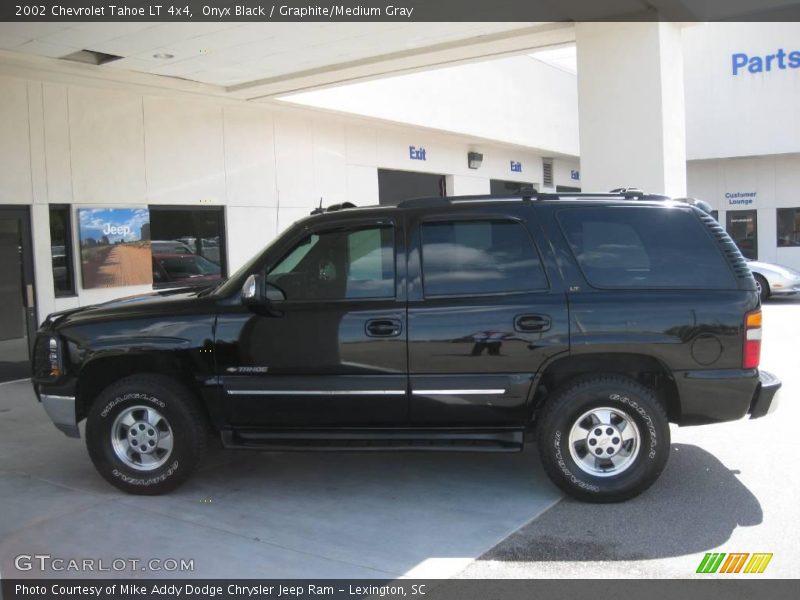 Onyx Black / Graphite/Medium Gray 2002 Chevrolet Tahoe LT 4x4