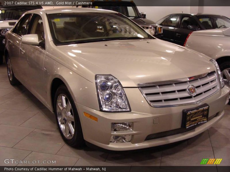 Gold Mist / Cashmere 2007 Cadillac STS 4 V6 AWD