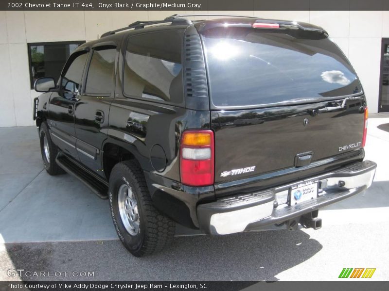 Onyx Black / Graphite/Medium Gray 2002 Chevrolet Tahoe LT 4x4