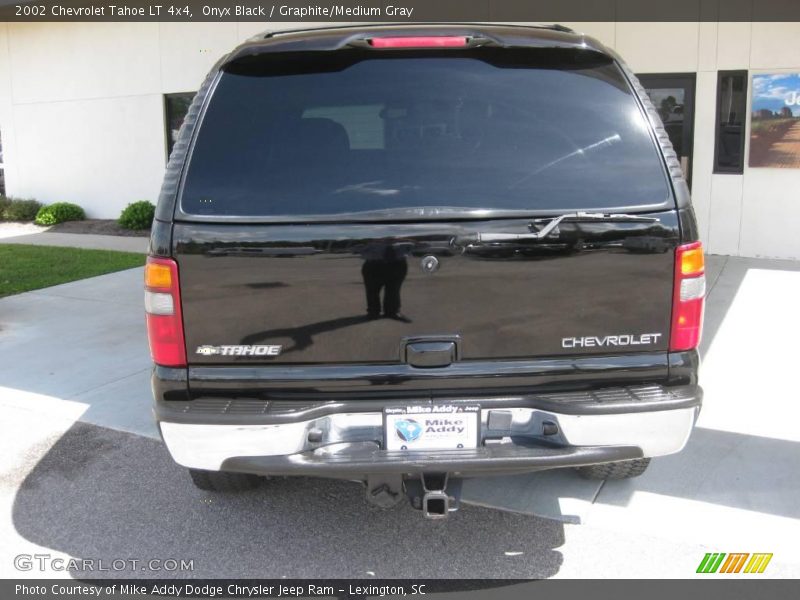 Onyx Black / Graphite/Medium Gray 2002 Chevrolet Tahoe LT 4x4