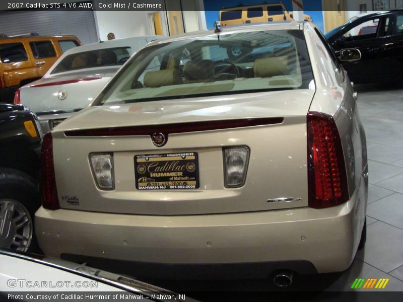 Gold Mist / Cashmere 2007 Cadillac STS 4 V6 AWD