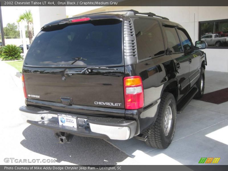 Onyx Black / Graphite/Medium Gray 2002 Chevrolet Tahoe LT 4x4