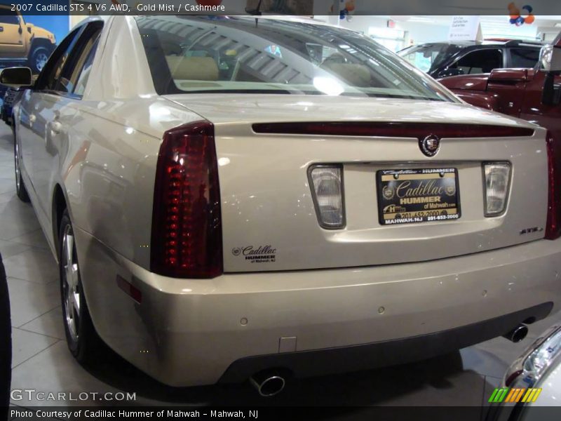 Gold Mist / Cashmere 2007 Cadillac STS 4 V6 AWD