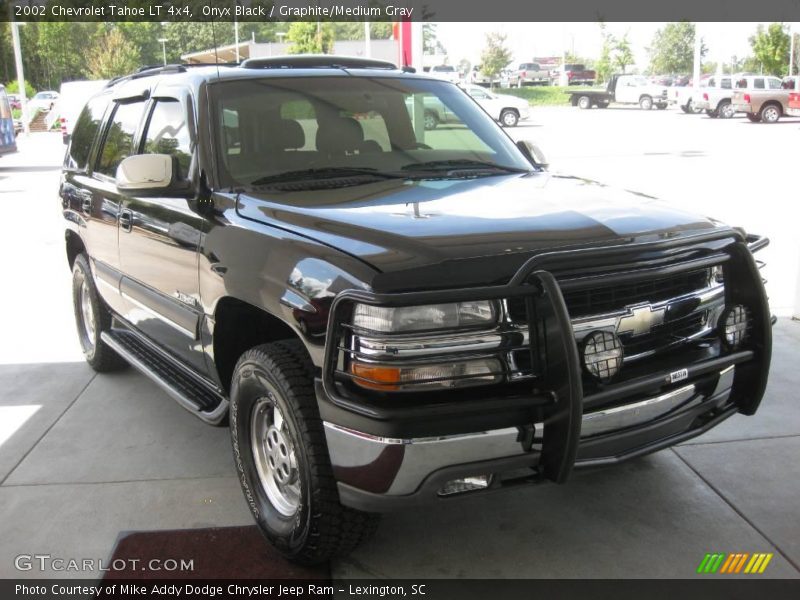 Onyx Black / Graphite/Medium Gray 2002 Chevrolet Tahoe LT 4x4