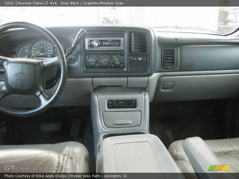 Onyx Black / Graphite/Medium Gray 2002 Chevrolet Tahoe LT 4x4