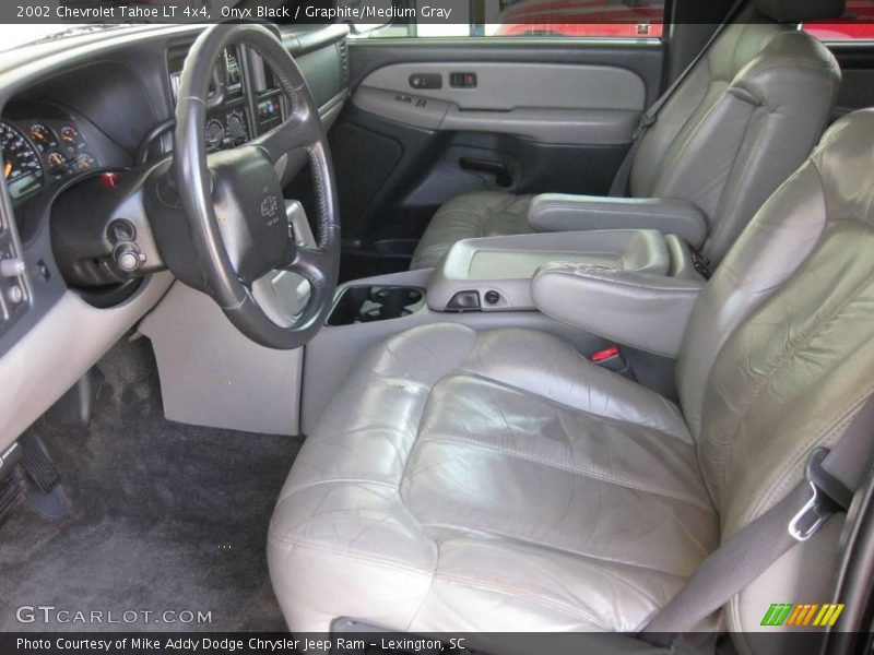 Onyx Black / Graphite/Medium Gray 2002 Chevrolet Tahoe LT 4x4