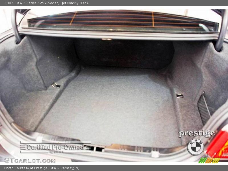 Jet Black / Black 2007 BMW 5 Series 525xi Sedan