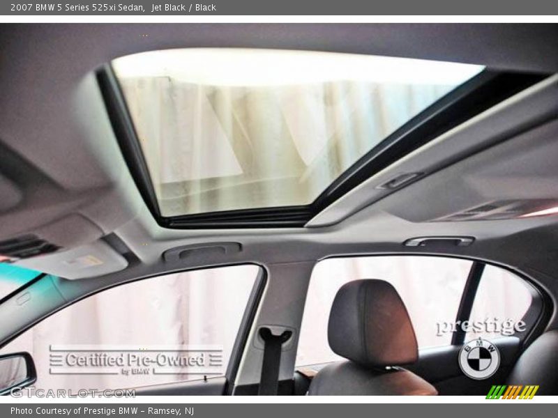 Jet Black / Black 2007 BMW 5 Series 525xi Sedan
