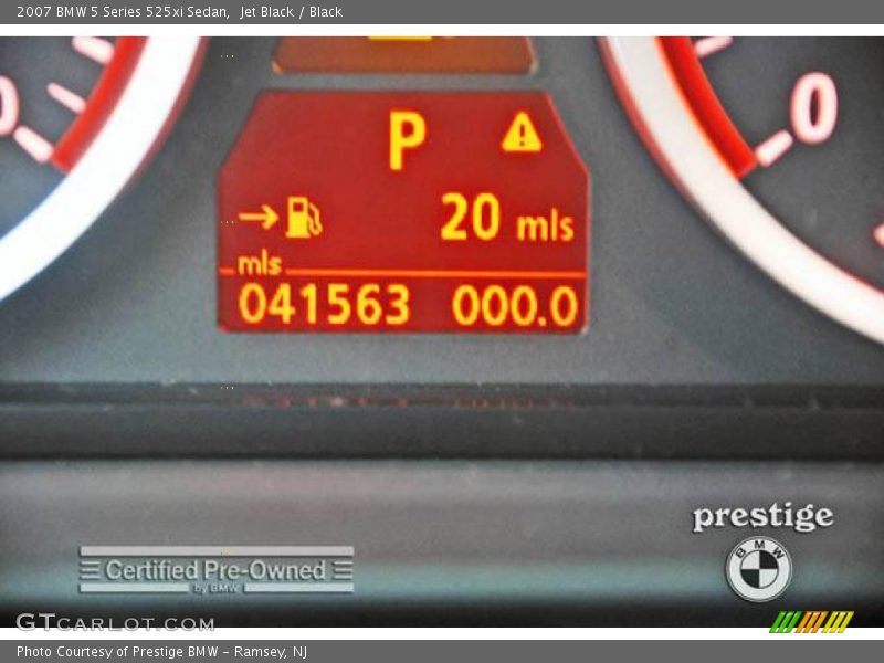 Jet Black / Black 2007 BMW 5 Series 525xi Sedan