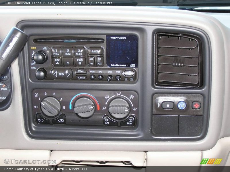 Indigo Blue Metallic / Tan/Neutral 2002 Chevrolet Tahoe LS 4x4