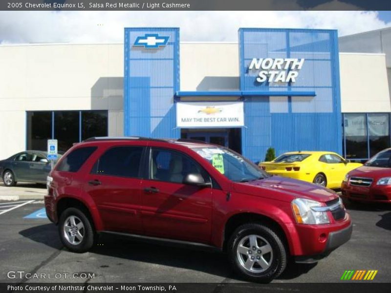 Salsa Red Metallic / Light Cashmere 2005 Chevrolet Equinox LS