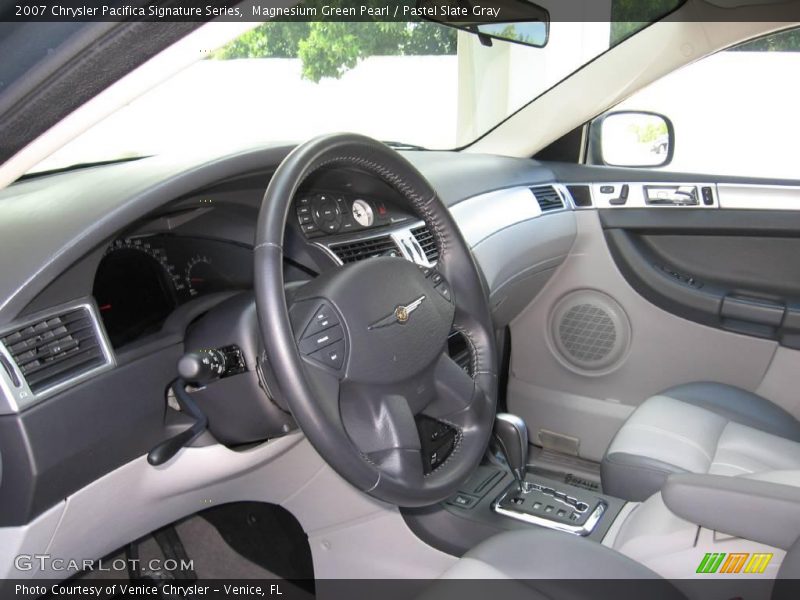 Magnesium Green Pearl / Pastel Slate Gray 2007 Chrysler Pacifica Signature Series
