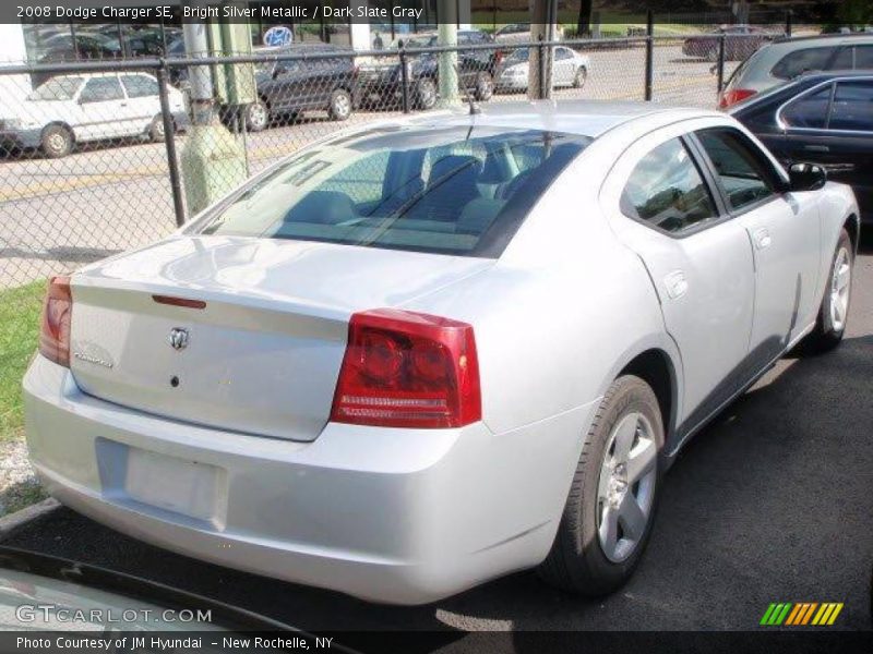 Bright Silver Metallic / Dark Slate Gray 2008 Dodge Charger SE