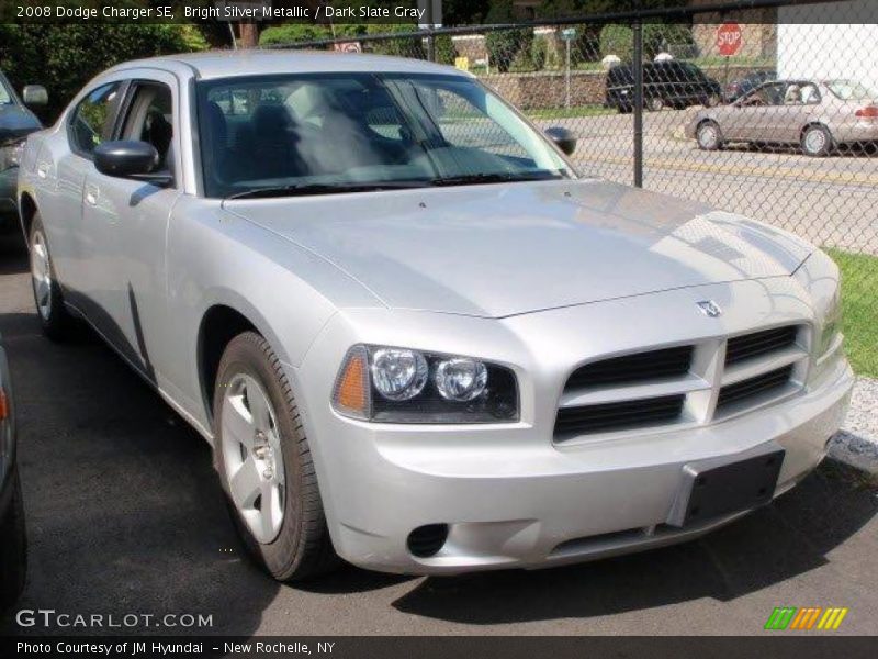 Bright Silver Metallic / Dark Slate Gray 2008 Dodge Charger SE